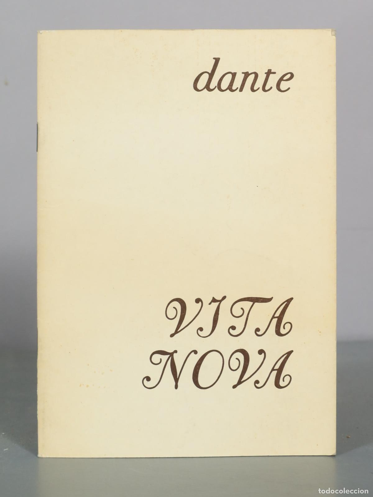 Libros de segunda mano: Vita Nova. - Dante. Laboratorio Prodotti Biologici Braglia