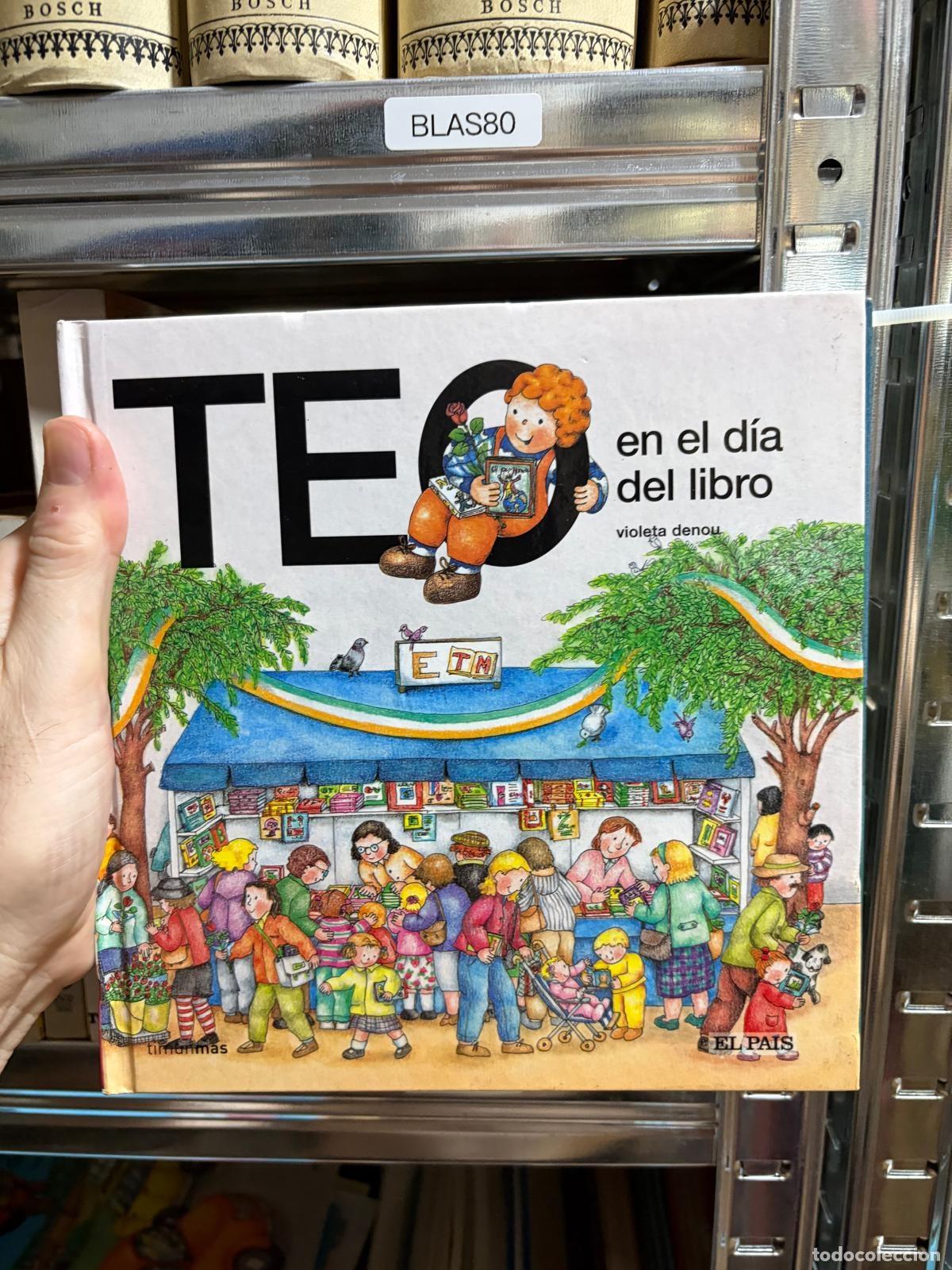 Libros de segunda mano: BLAS80 Violeta Denou Teo en el d&iacute;a del libro Timunmas El Pa&iacute;s
