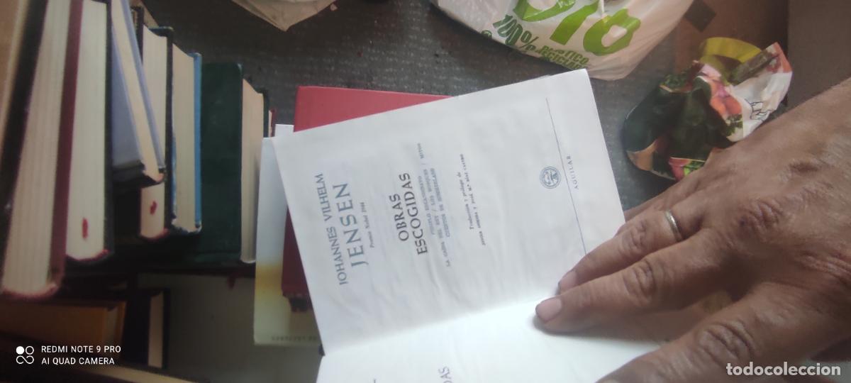 Libros de segunda mano: Obras escogidas, J.V. Jensen, ed. Aguilar, tapa dura - J.V. Jensen