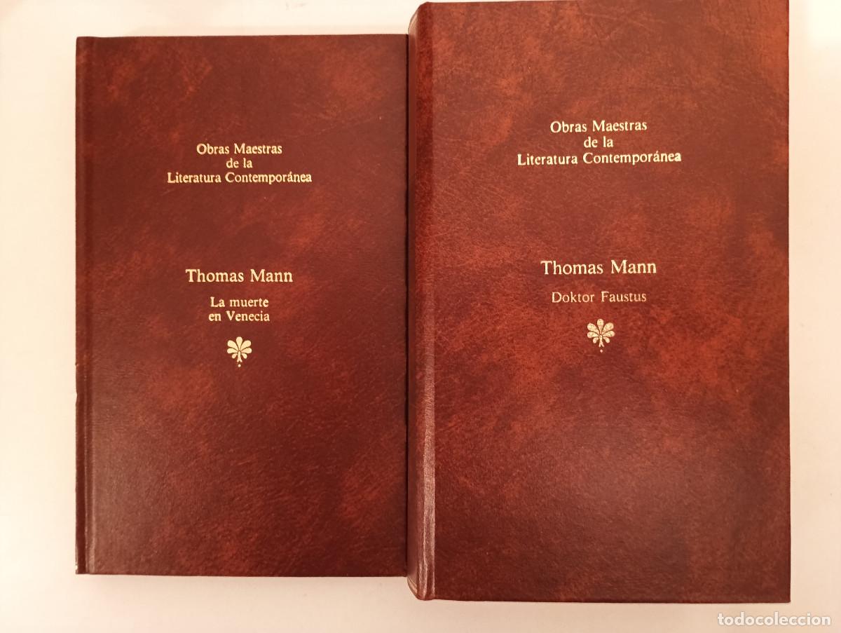 Libros de segunda mano: Lote INDIVISIBLE 2 Libros Thomas Mann - Doktor Faustus + La Muerte en Venecia (Tapa Dura)