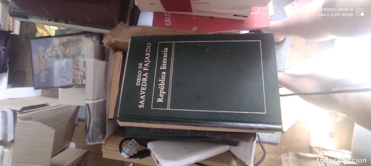 Libros de segunda mano: Rep&uacute;blica literaria, de Saavedra Fajardo. Orbis