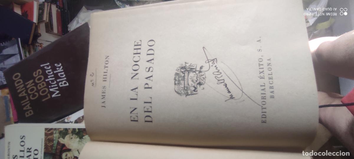 Libros de segunda mano: LIBRO N&ordm; 67 - EN LA NOCHE DEL PASADO - JAMES HILTON