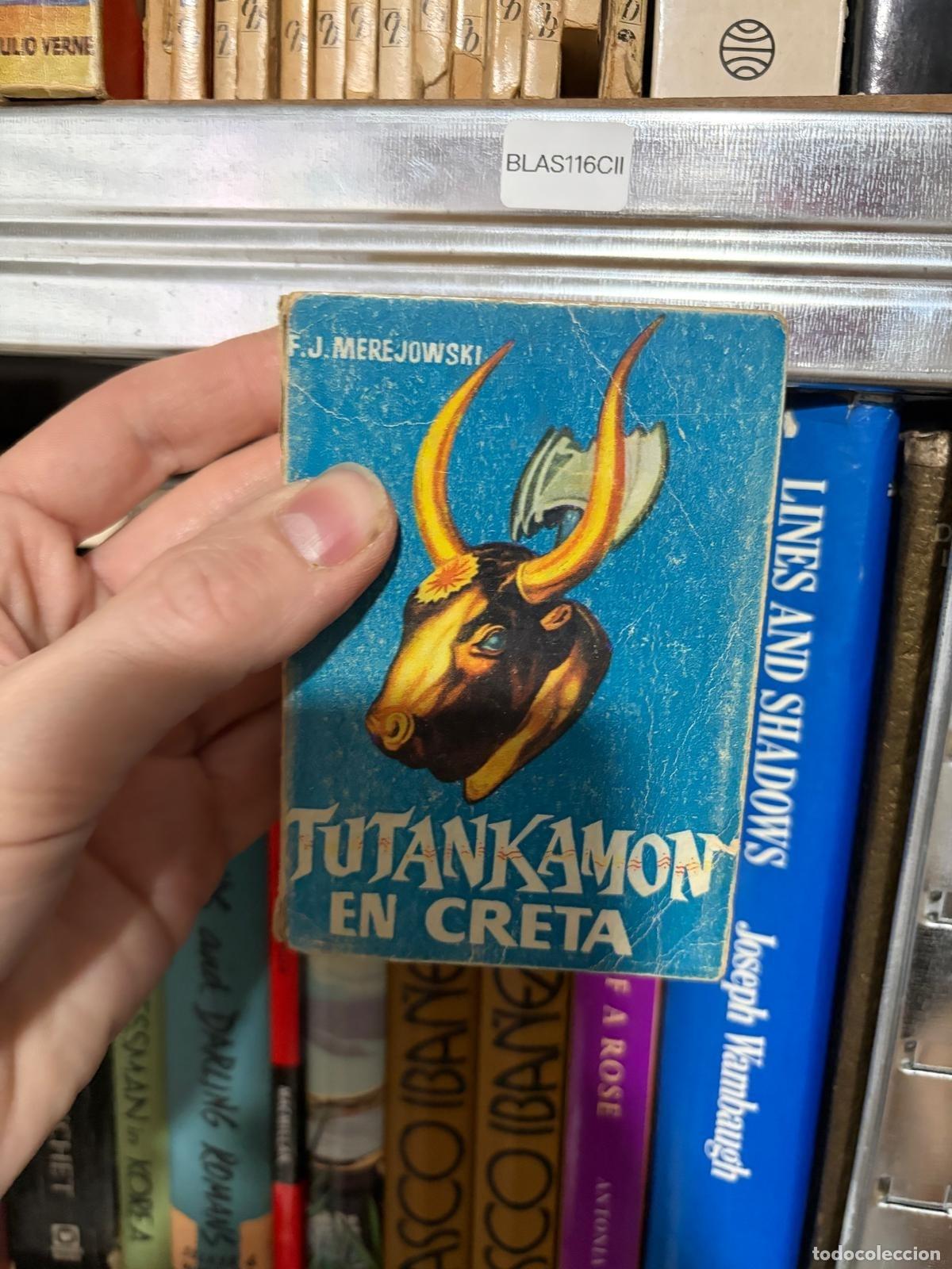 Libros de segunda mano: BLAS116CII J. Merejowski Tutankamon en Creta. Colecci&oacute;n Pulga