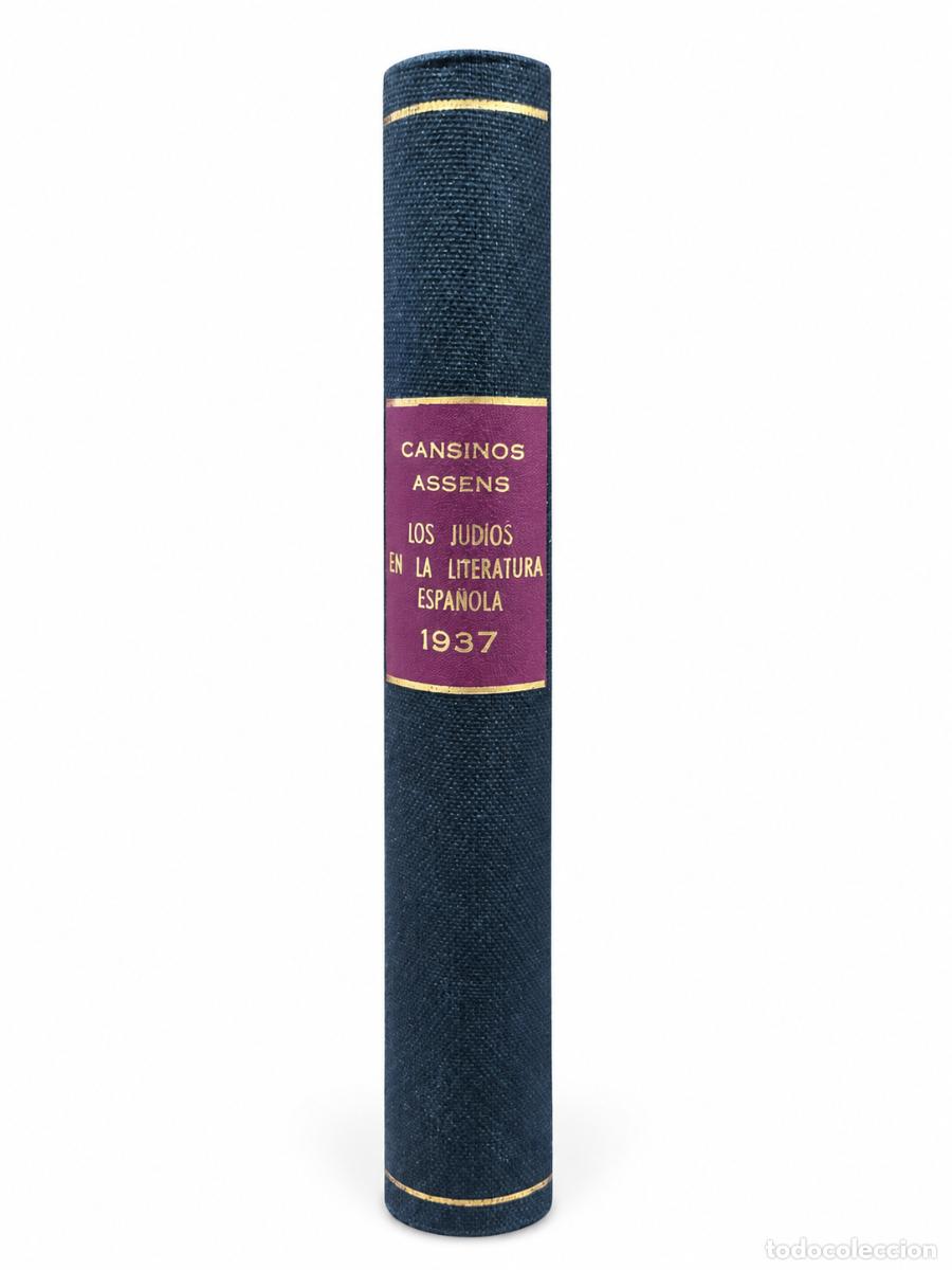 Libros de segunda mano: Rafael Cansinos Assens &ndash; Los jud&iacute;os en la literatura espa&ntilde;ola &ndash; Editorial Columna &ndash; 1937
