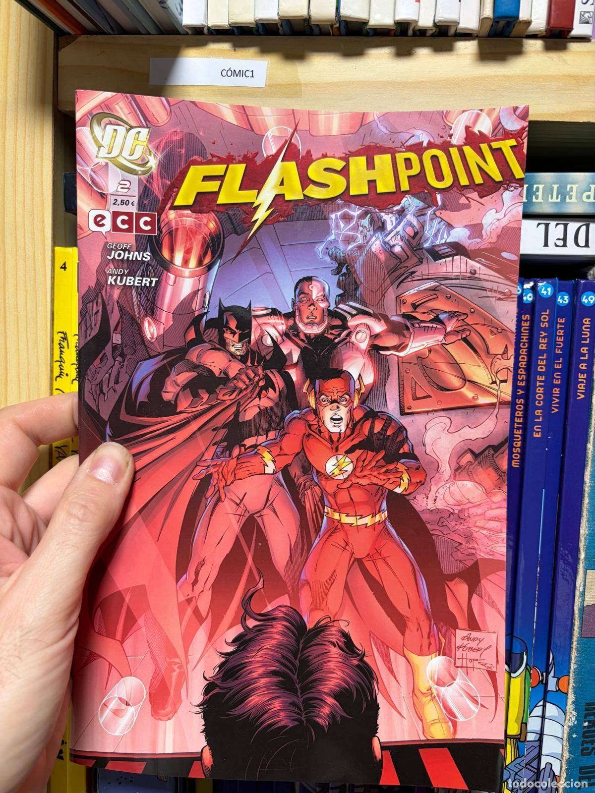 Libros de segunda mano: C&Oacute;MIC1 Geoff Johns y Andy Kubert Flashpoint 2 ECC - Foto 1