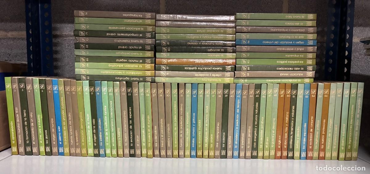 Libros de segunda mano: LOTE DE 89 LIBROS DE LA COLECCI&Oacute;N &rdquo;BIBLIOTECA SALVAT DE GRANDES TEMAS&rdquo;. A&Ntilde;O 1975.