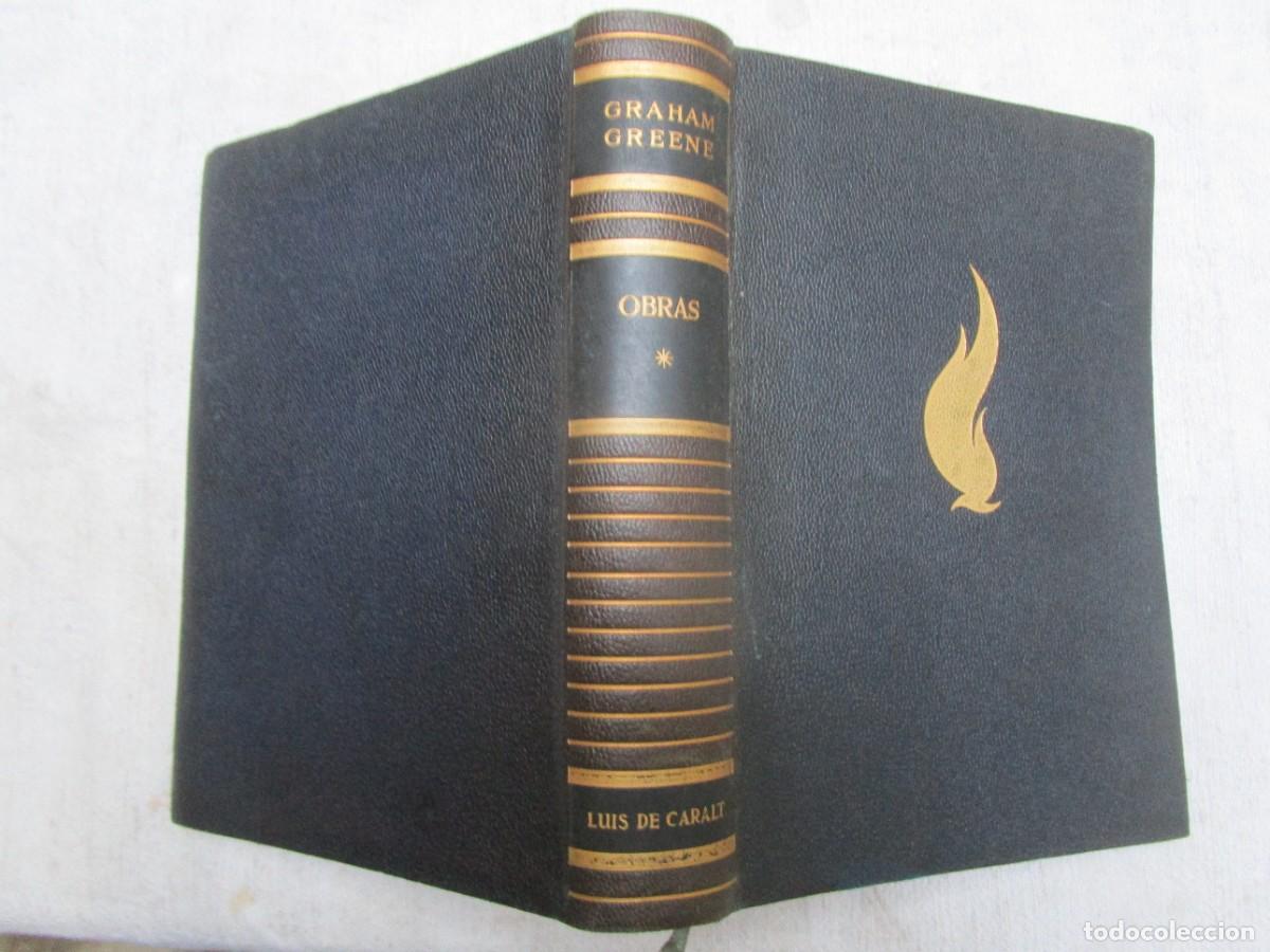 Libros de segunda mano: GRAHAM GREENE - OBRAS COMPLETAAS VOL I - EDI LUIS DE CARALT - 1958 1016pp 20cm, plena piel. +