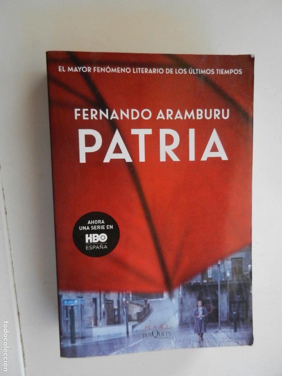 Libros de segunda mano: PATRIA - FERNANDO ARAMBURU - TUSQUETS EDITORES 2020.