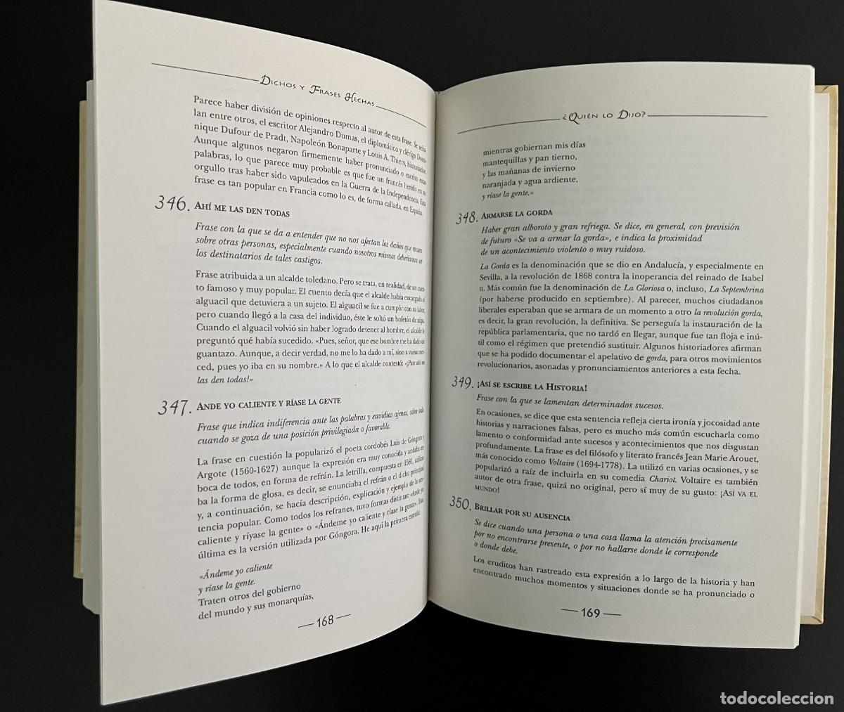 Libros de segunda mano: Libro Dichos y Frases Hechas LIBSA - Foto 4