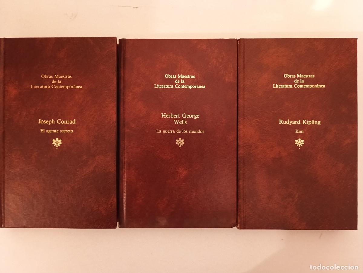 Libros de segunda mano: Lote INDIVISIBLE 3 Libros Aventura e Intriga - Wells (La Guerra de los Mundos), Conrad, Kipling