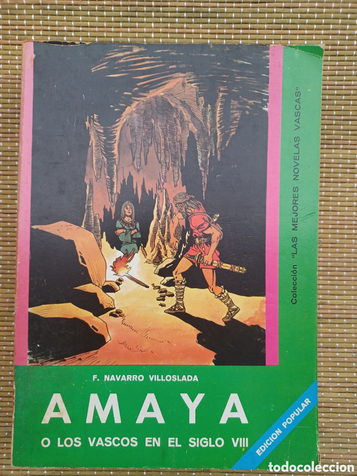 Libros de segunda mano: Amaya o los Vascos en el Siglo VIII.F.Navarro Villoslada.Editorial Gran Enciclopedia Vasca