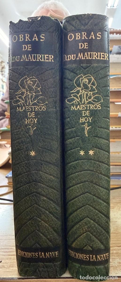 Libros de segunda mano: MAESTROS DE HOY: OBRAS DE D. DU MAURIER (2 TOMOS). A-PI-1183