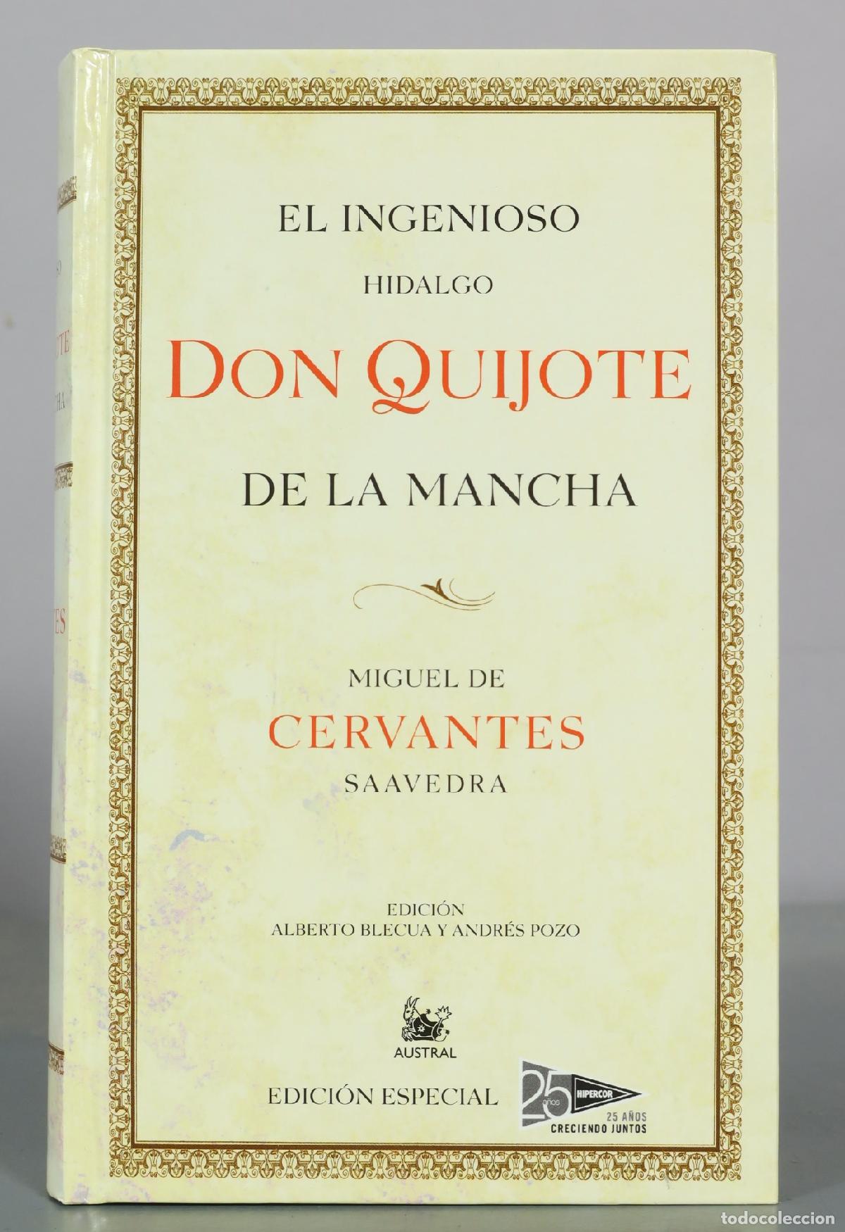 Libros de segunda mano: El ingenioso hidalgo Don Quijote de la Mancha - Miguel de Cervantes Saavedra - Austral
