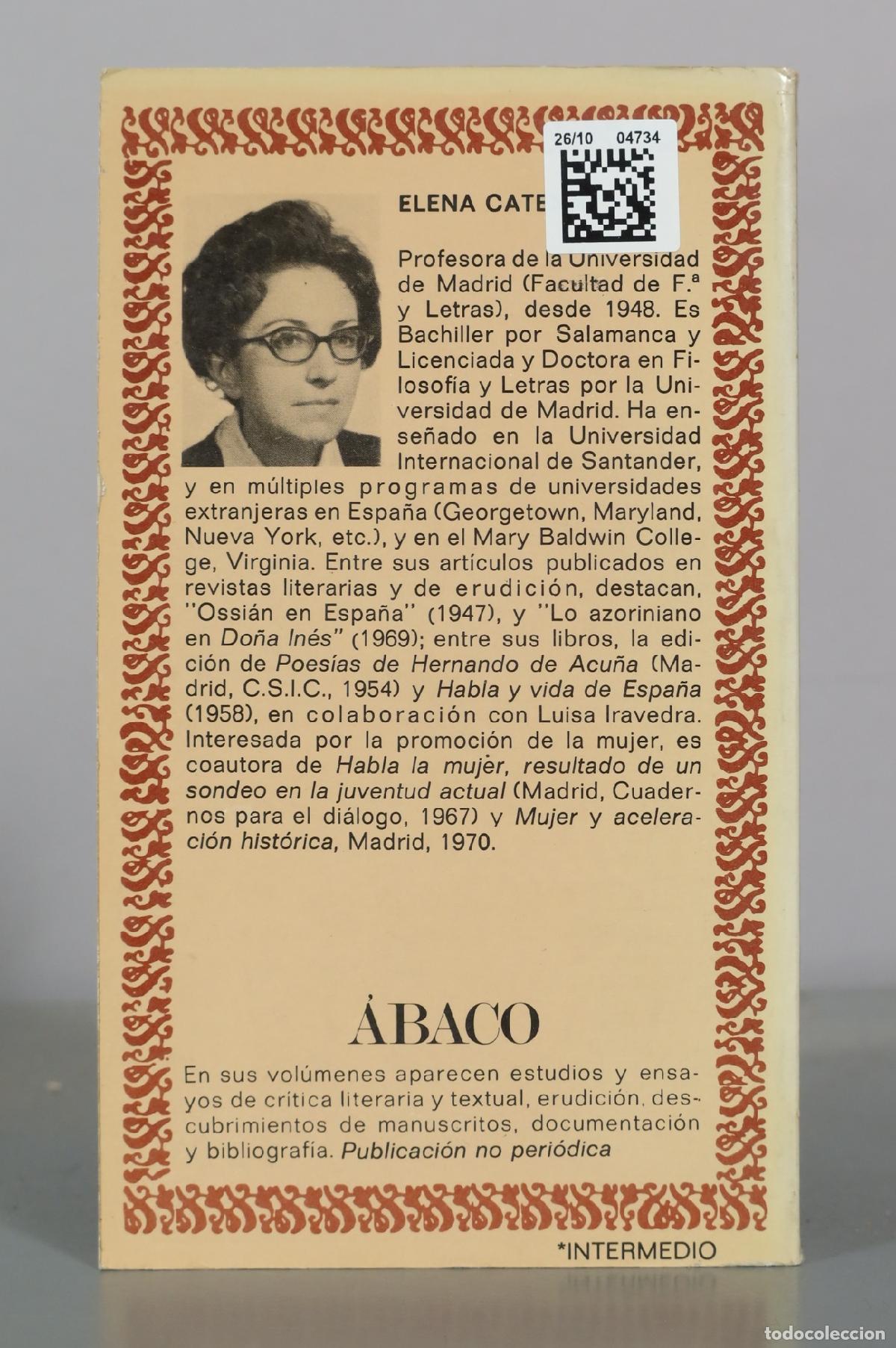 Libros de segunda mano: Do&ntilde;a In&eacute;s - Azor&iacute;n - Editorial Castalia - Foto 2