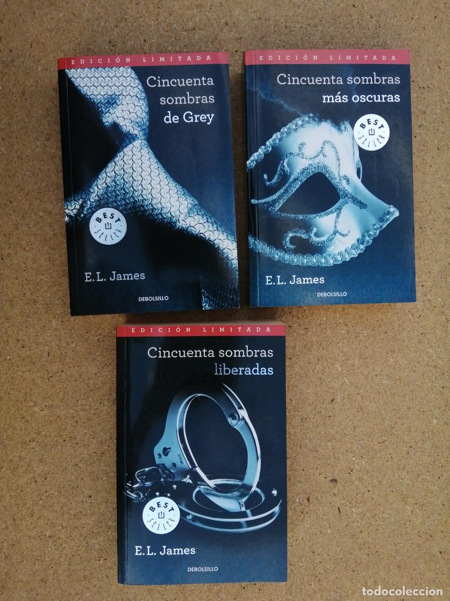 Libros de segunda mano: CINCUENTA SOMBRAS DE GREY (TRILOGIA) E. L. JAMES