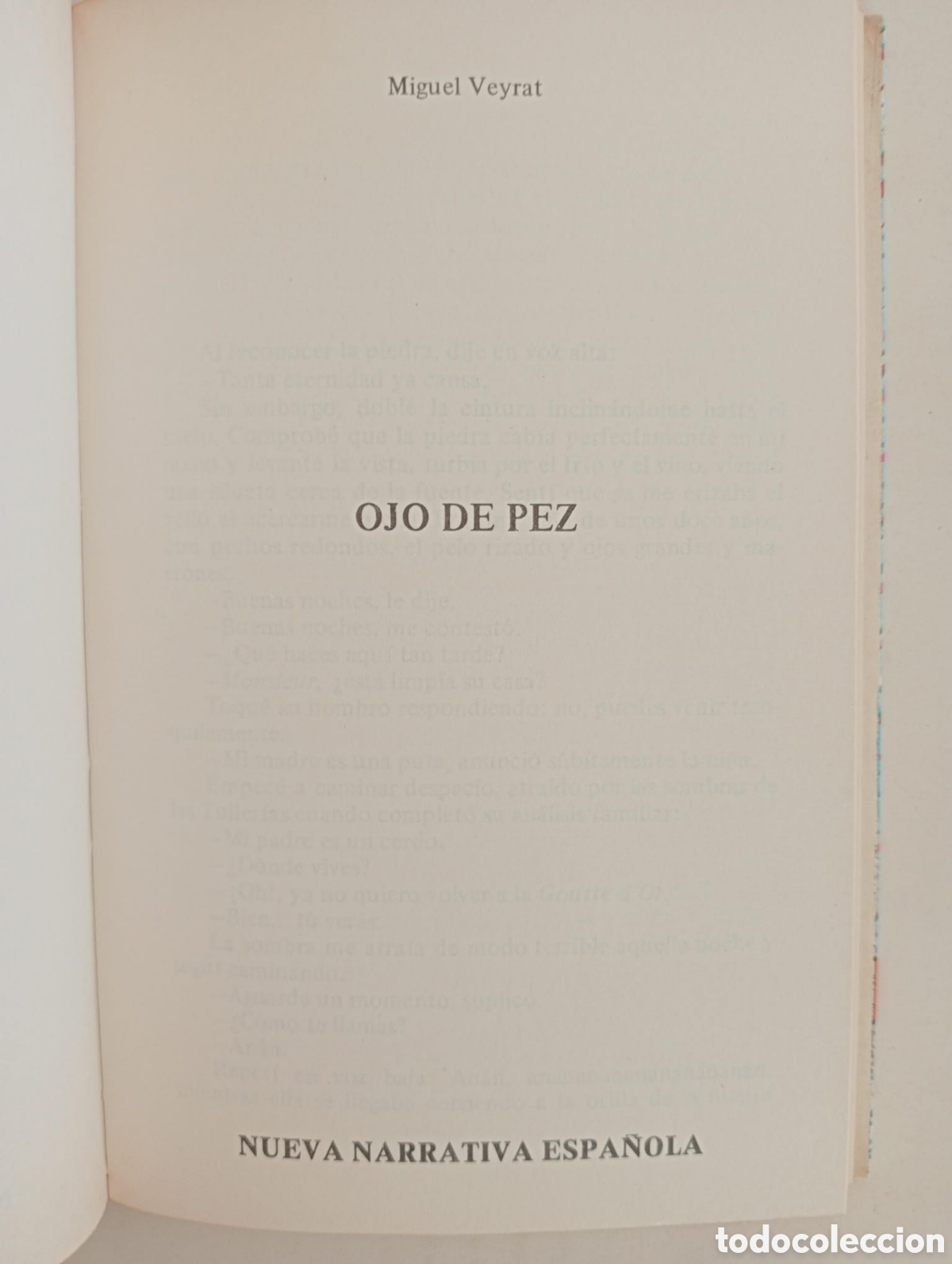 Libros de segunda mano: Ojo de pez / Miguel Veyrat - Foto 2