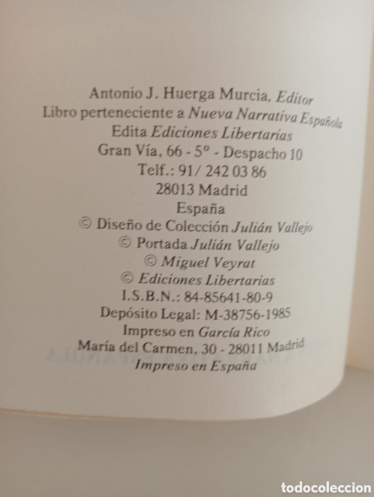 Libros de segunda mano: Ojo de pez / Miguel Veyrat - Foto 3