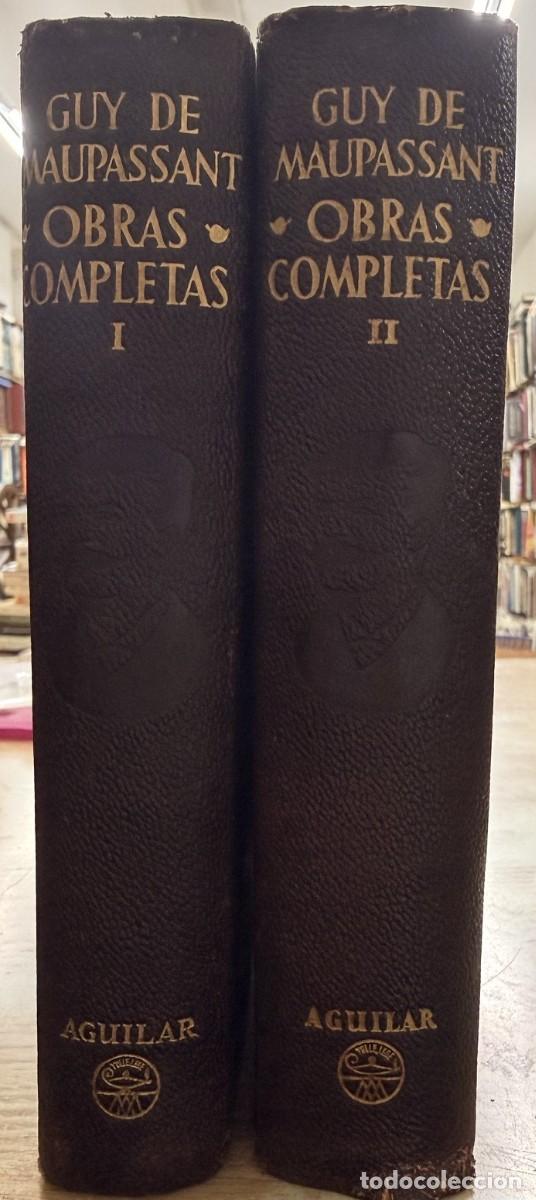 Libros de segunda mano: GUY DE MAUPASSANT, OBRAS COMPLETAS (2 TOMOS). A-AGUI-1299