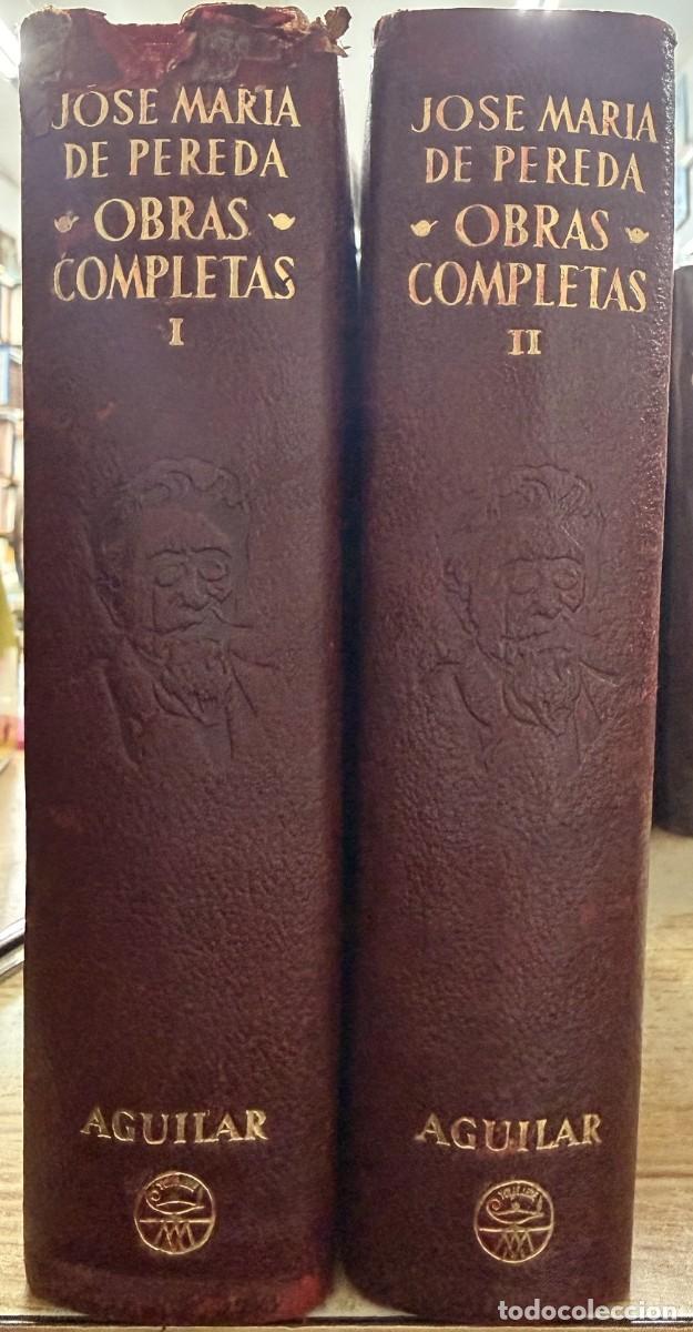 Libros de segunda mano: JOSE MAR&Iacute;A DE PEREDA, OBRAS COMPLETAS (2 TOMOS). A-AGUI-1301