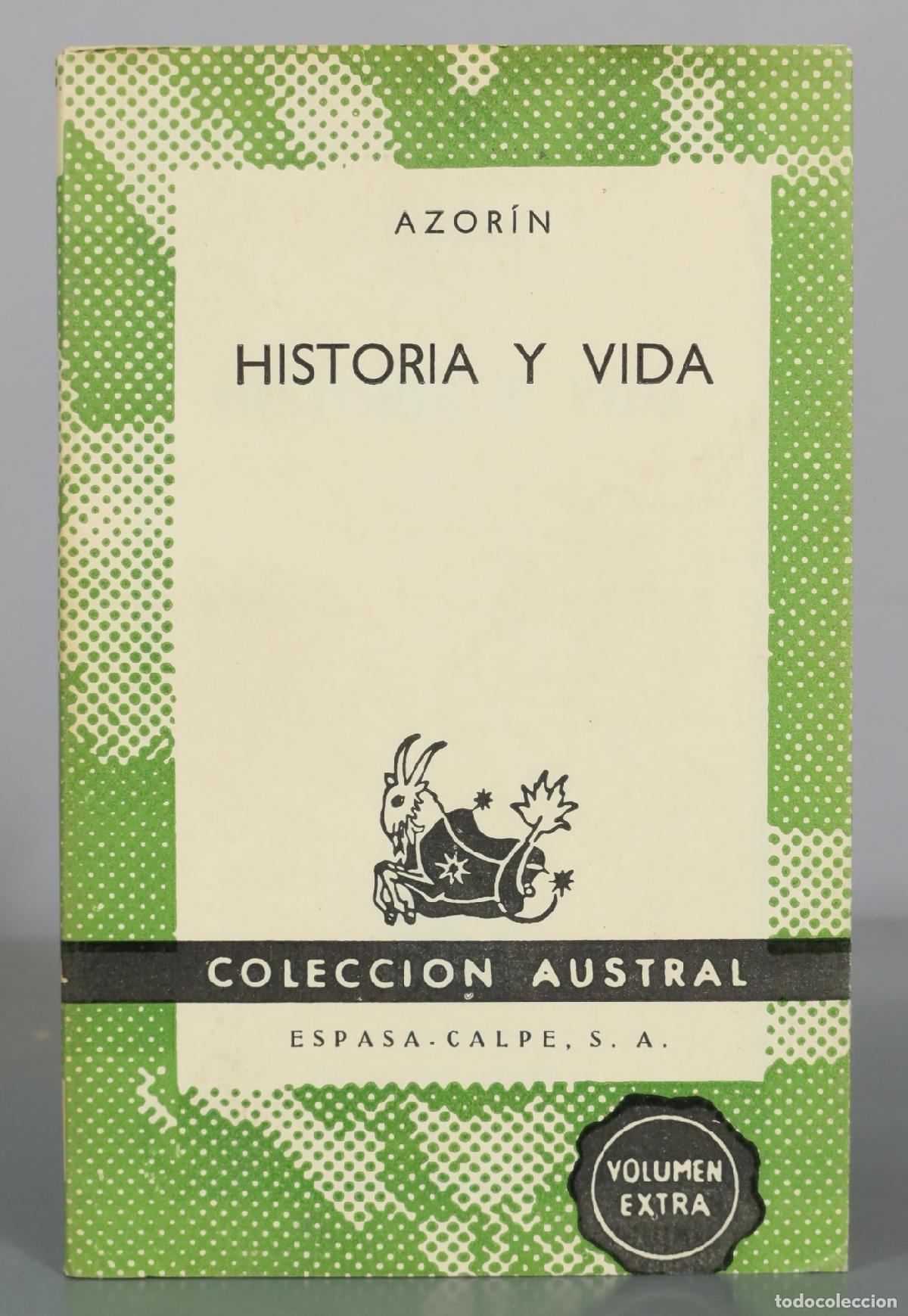 Libros de segunda mano: Historia y vida - Azor&iacute;n - Espasa-Calpe