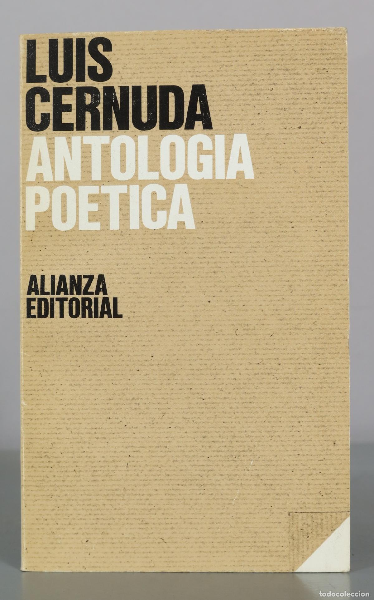 Libros de segunda mano: Antologia Poetica - Luis Cernuda - Alianza Editorial