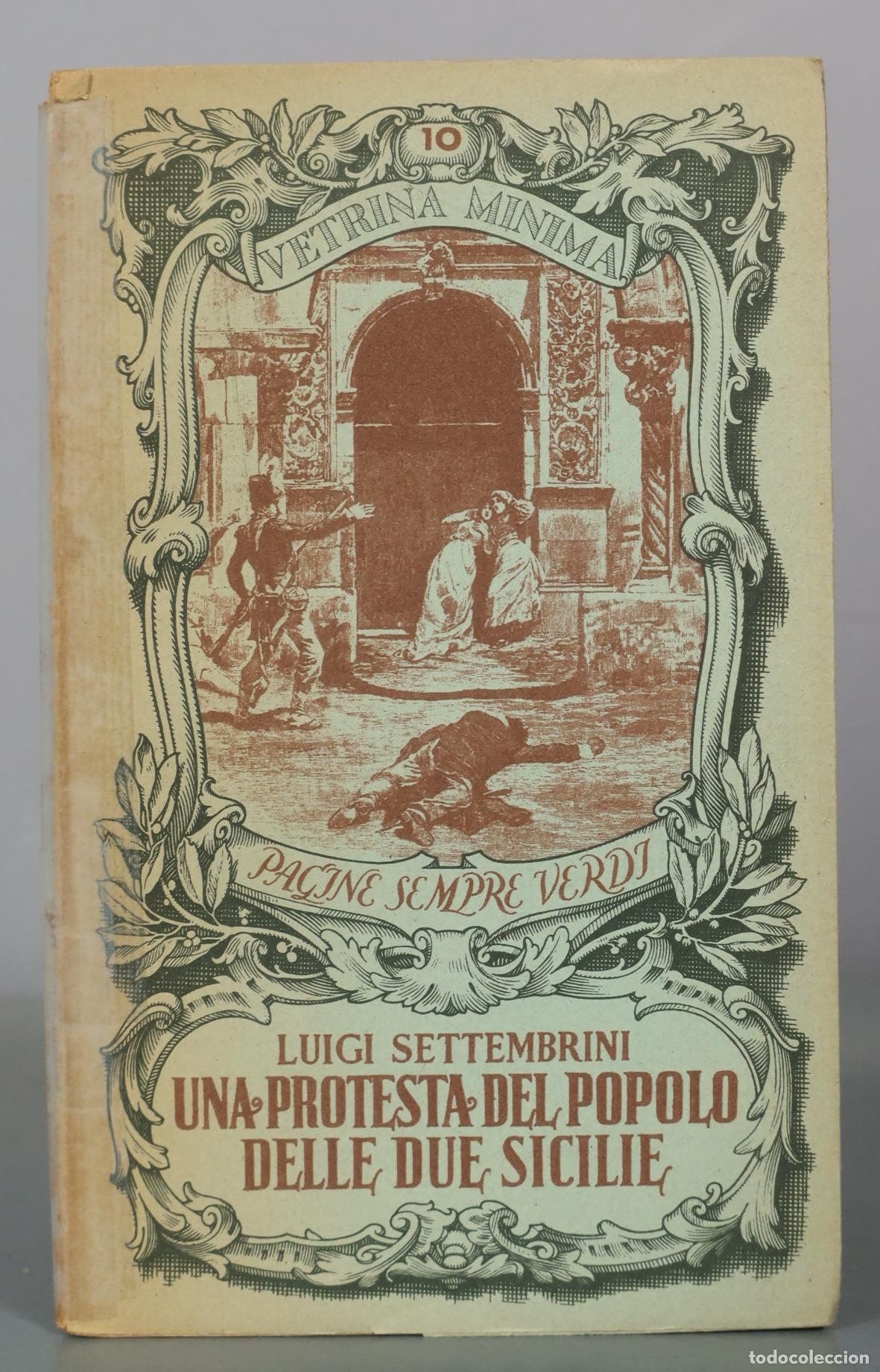 Libros de segunda mano: Una protesta del popolo delle due Sicilie - Luigi Settembrini
