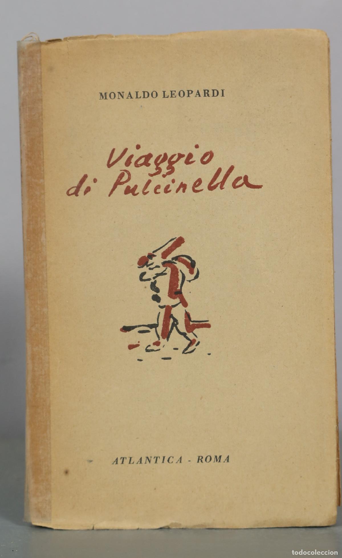 Libros de segunda mano: Viaggio di Pulcinella - Monaldo Leopardi - Atlantica