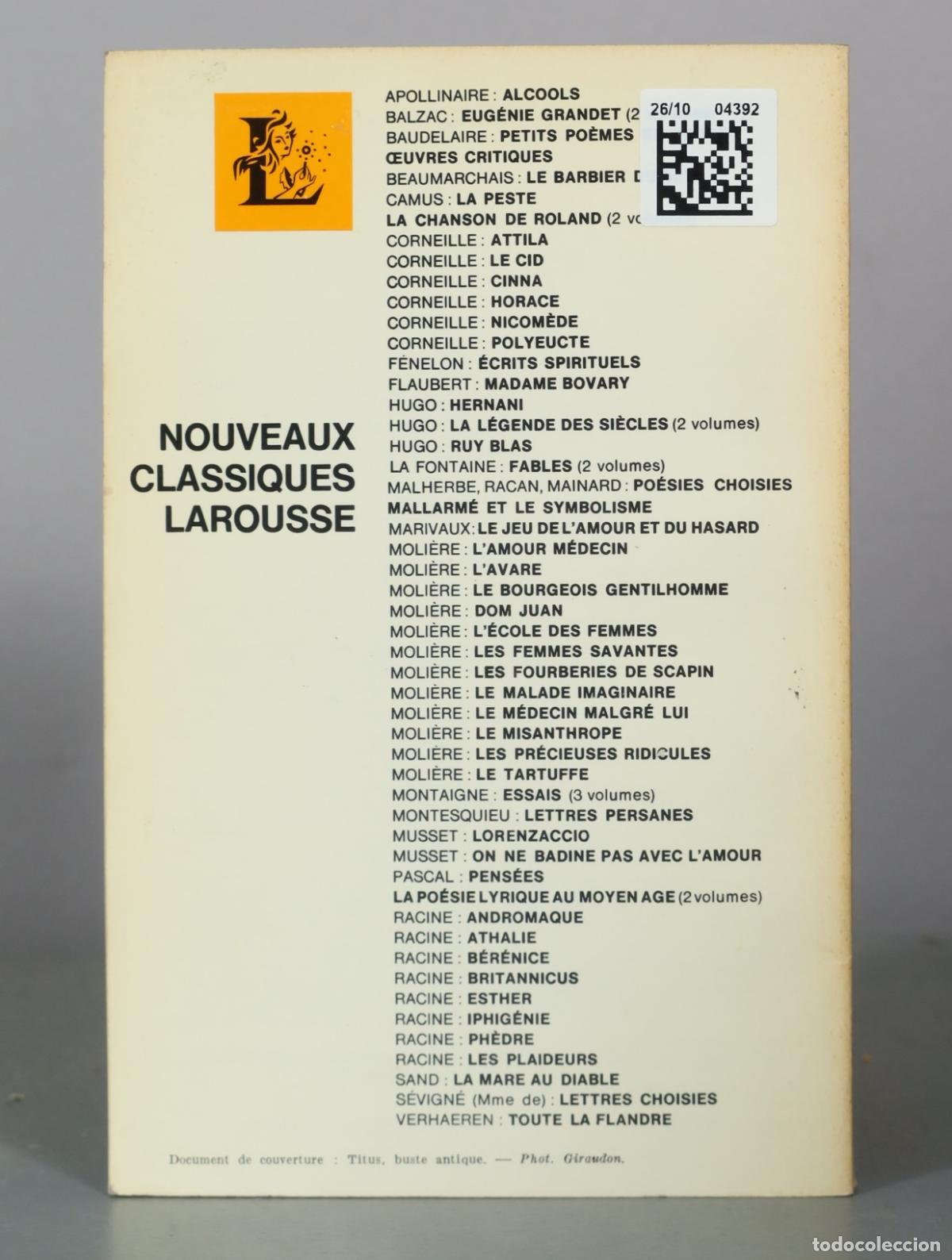 Libros de segunda mano: B&eacute;r&eacute;nice - Racine - Larousse - Foto 2