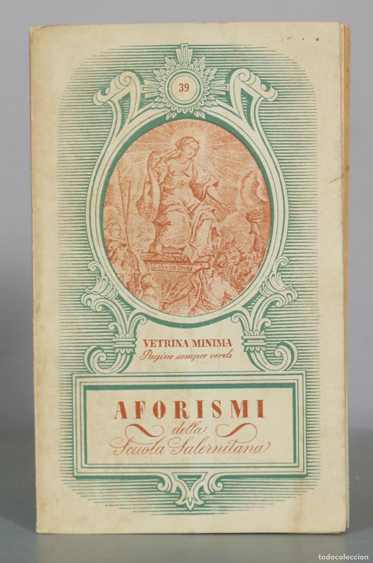 Libros de segunda mano: Aforismi della Scuola Salernitana - Bottega D'Antiquario