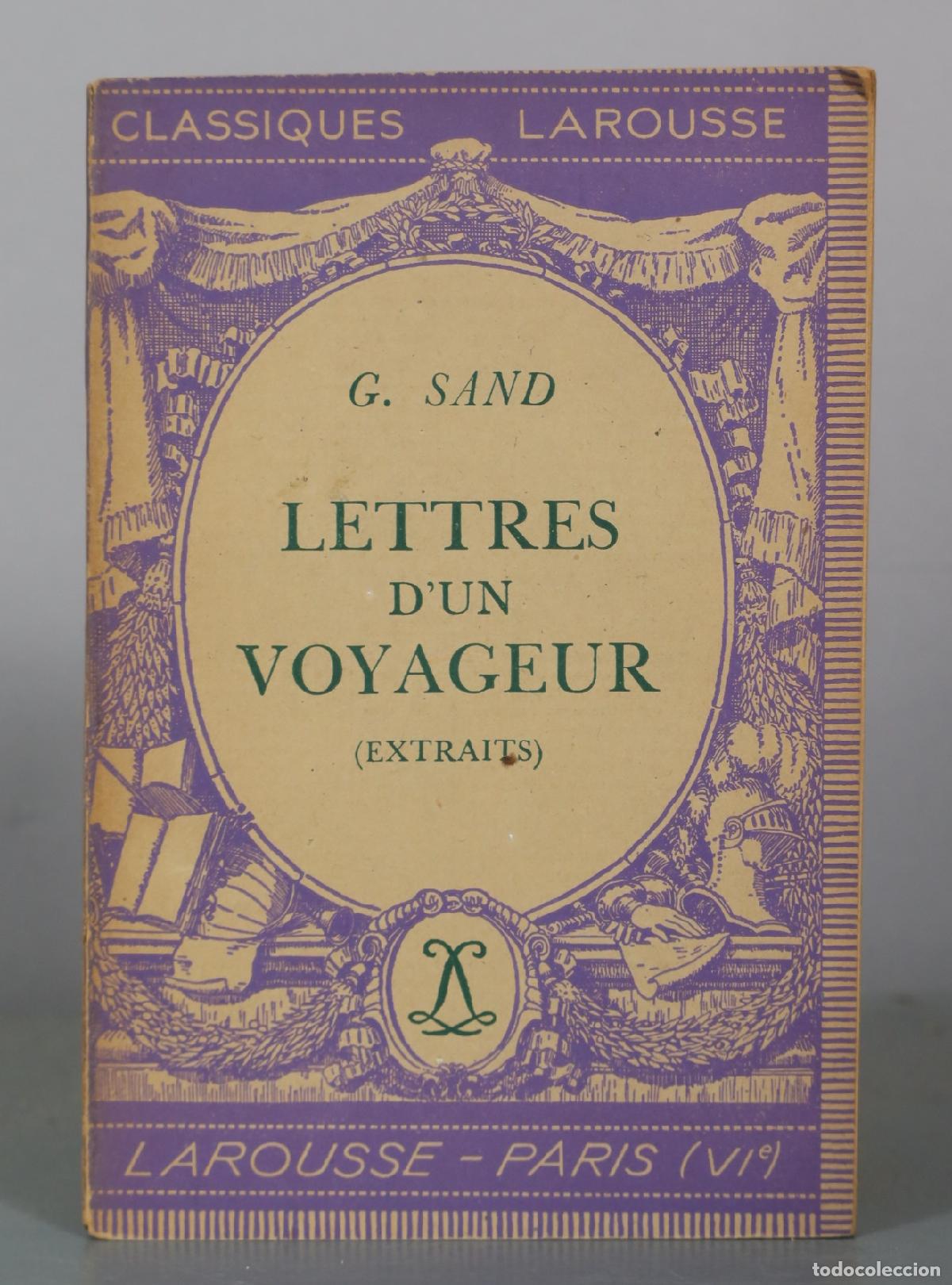 Libros de segunda mano: Lettres d'un voyageur (Extraits) - G. Sand - Librairie Larousse