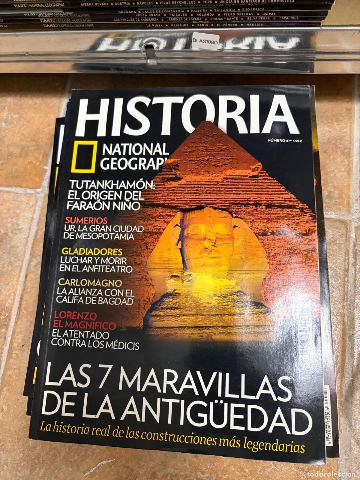 Libros de segunda mano: BLAS108D HISTORIA NATIONAL GEOGRAPHIC N.&ordm; 87 LAS 7 MARAVILLAS DE LA ANTIG&Uuml;EDAD