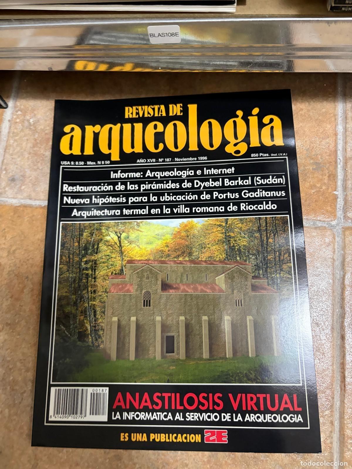 Libros de segunda mano: BLAS108E REVISTA DE ARQUEOLOG&Iacute;A ANASTILOSIS VIRTUAL