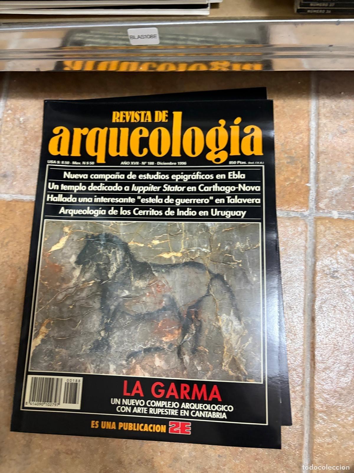 Libros de segunda mano: BLAS108E REVISTA DE ARQUEOLOG&Iacute;A LA GARMA ARTE RUPESTRE EN CANTABRIA