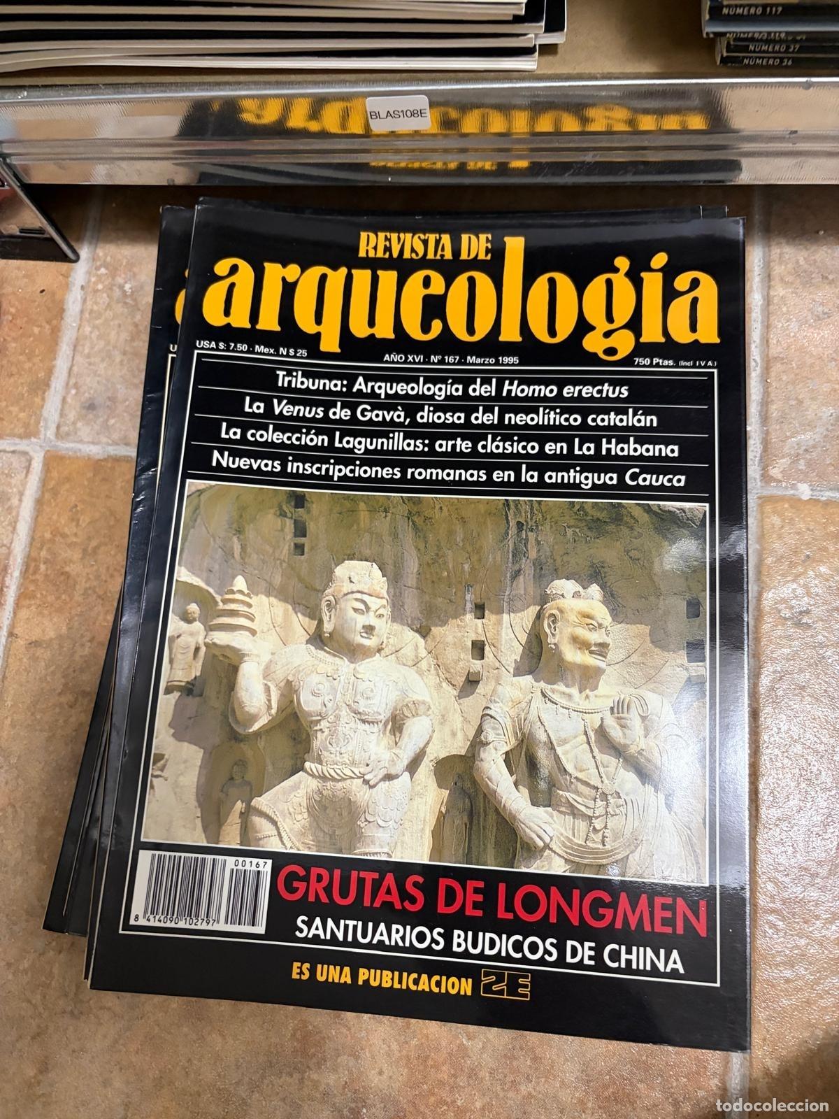 Libros de segunda mano: BLAS108E REVISTA DE ARQUEOLOG&Iacute;A GRUTAS DE LONGMEN ESCULTURAS BUDISTAS DE CHINA