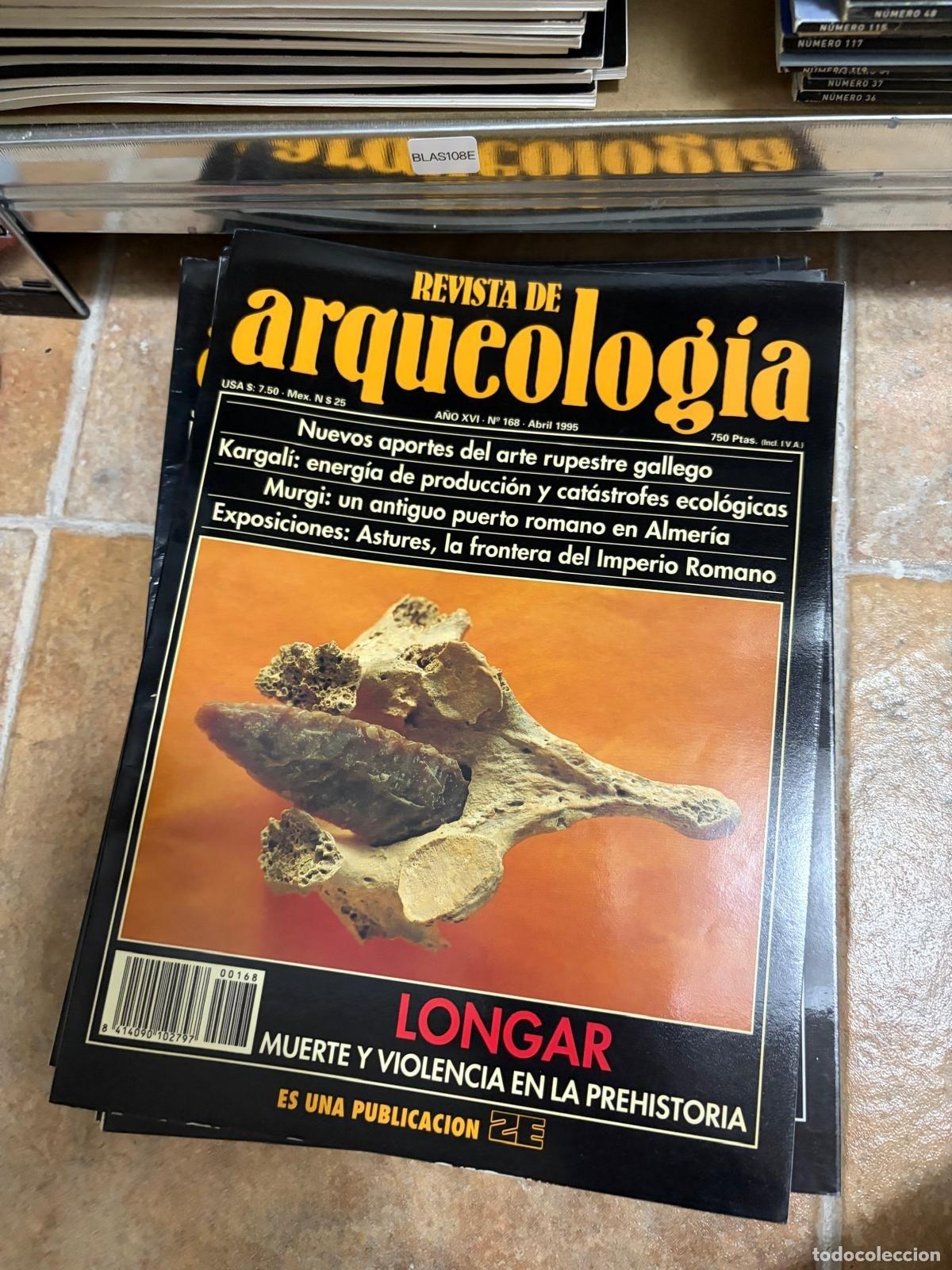 Libros de segunda mano: BLAS108E REVISTA DE ARQUEOLOG&Iacute;A LONGAR MUERTE Y VIOLENCIA EN LA PREHISTORIA