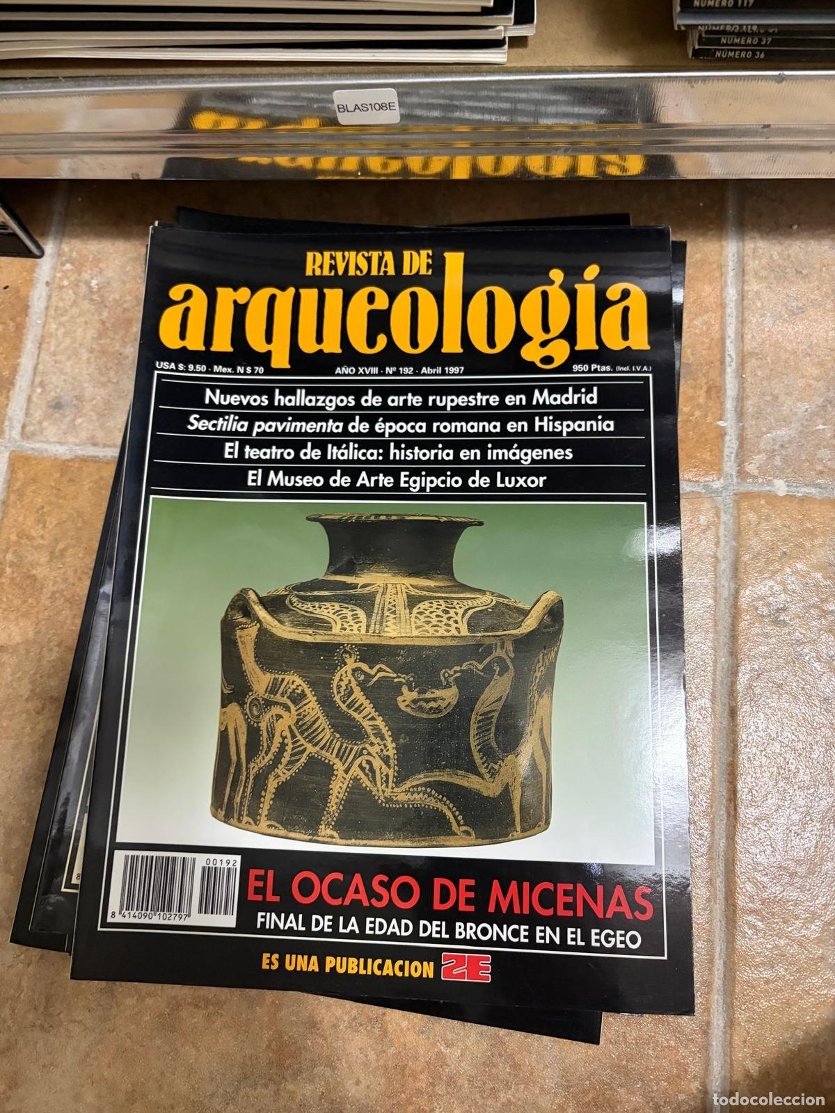 Libros de segunda mano: BLAS108E REVISTA DE ARQUEOLOG&Iacute;A EL OCASO DE MICENAS FINAL DE LA EDAD DEL BRONCE EN EL EGEO