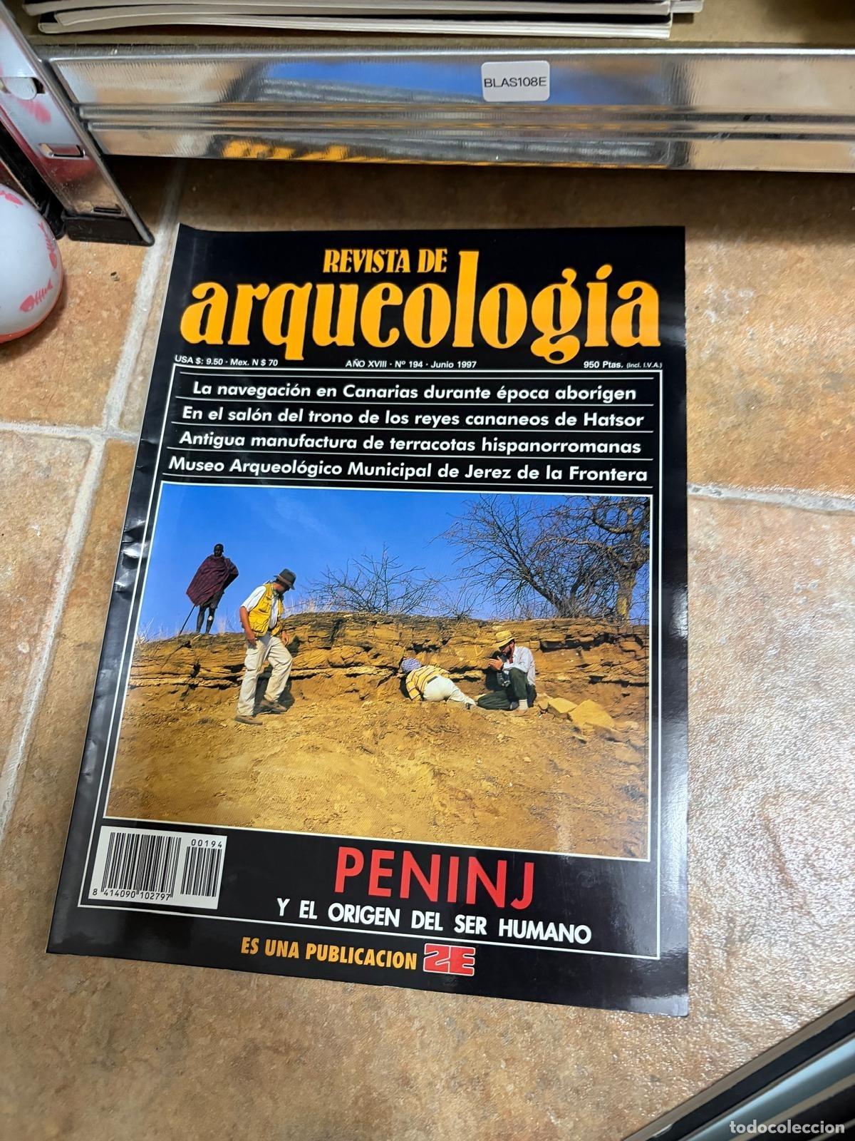 Libros de segunda mano: BLAS108E REVISTA DE ARQUEOLOG&Iacute;A PENINJ