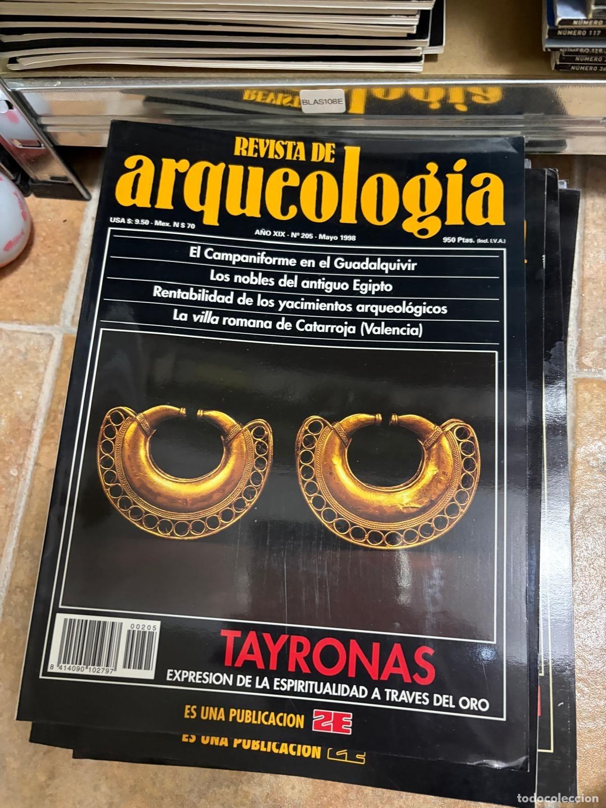 Libros de segunda mano: BLAS108E REVISTA DE ARQUEOLOG&Iacute;A N&ordm; 205 TAYRONAS EXPRESI&Oacute;N DE LA ESPIRITUALIDAD A TRAV&Eacute;S DEL ORO
