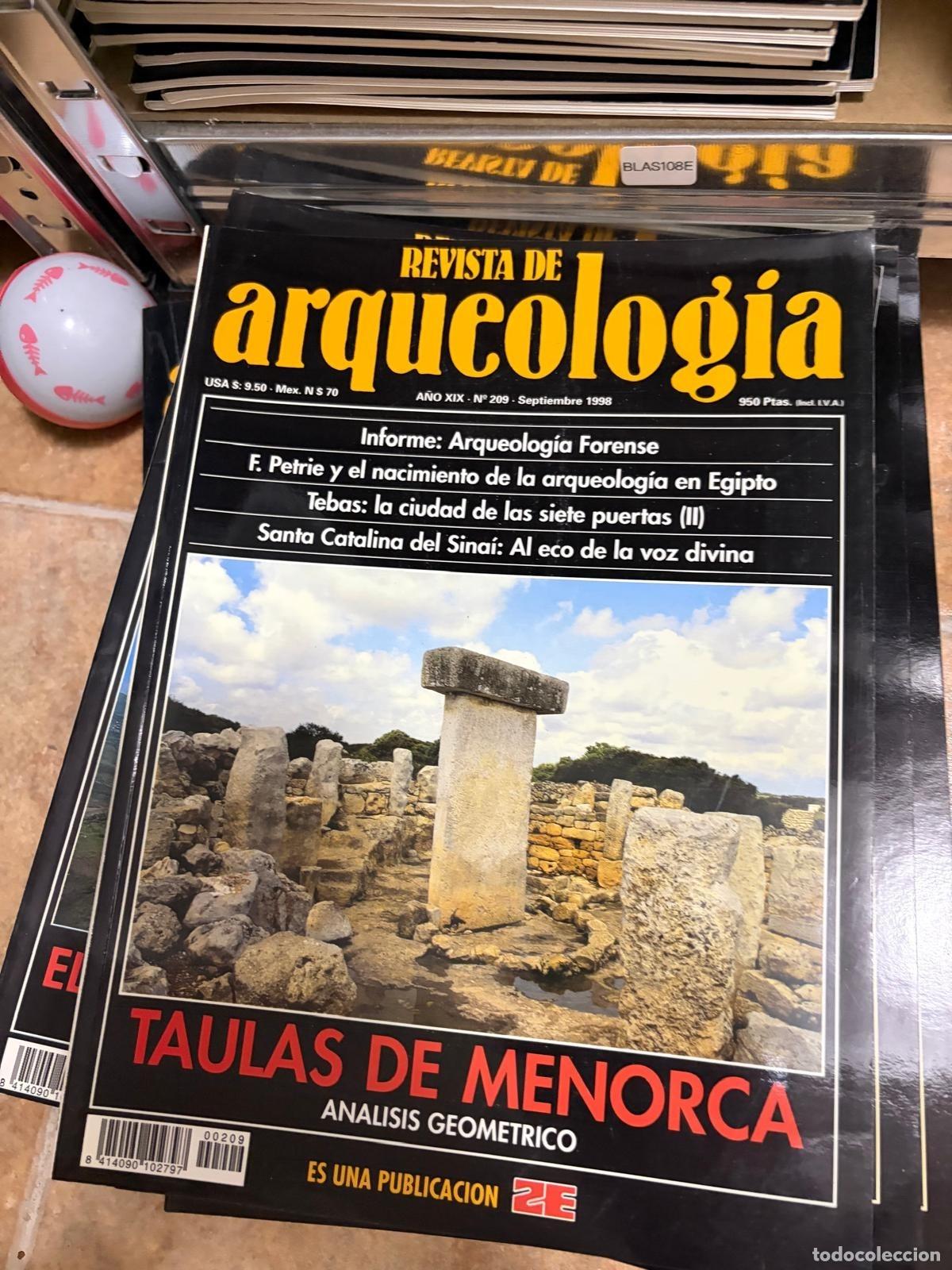 Libros de segunda mano: BLAS108E REVISTA DE ARQUEOLOG&Iacute;A TAULAS DE MENORCA AN&Aacute;LISIS GEOM&Eacute;TRICO