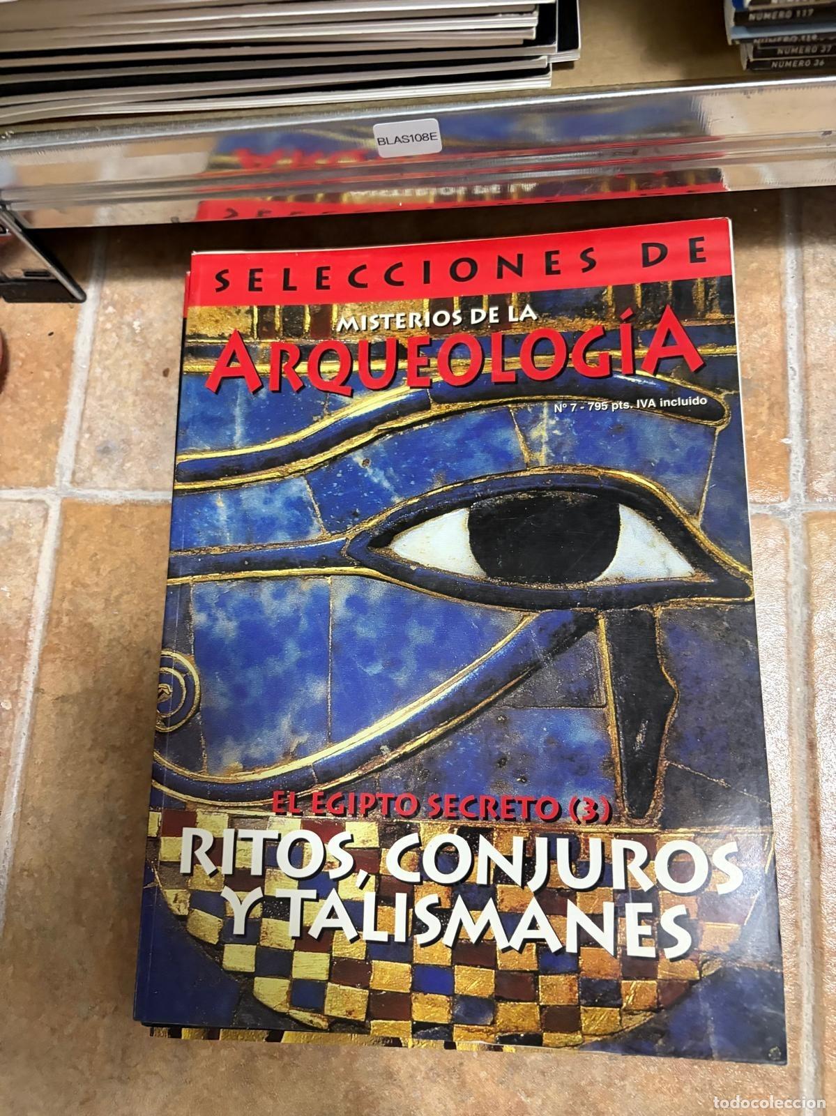 Libros de segunda mano: BLAS108E SELECCIONES DE MISTERIOS DE LA ARQUEOLOG&Iacute;A MITOS CONJUROS Y TALISMANES