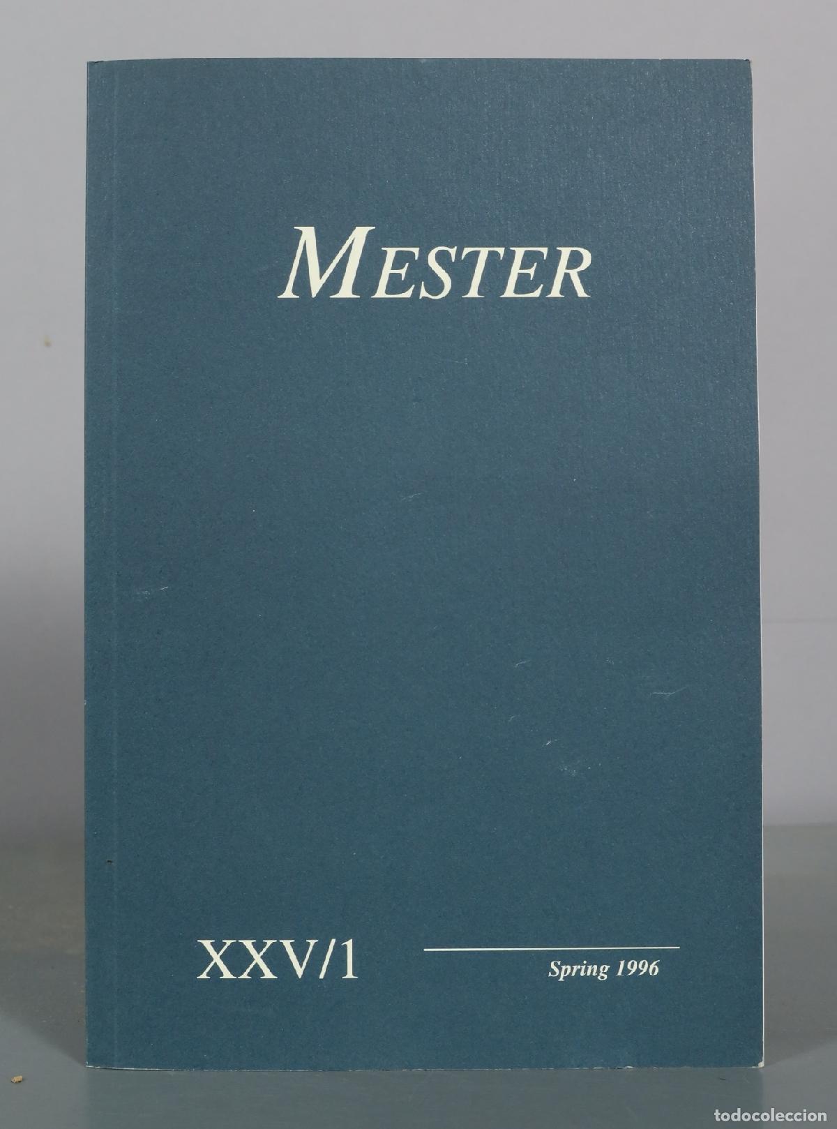 Libros de segunda mano: Mester. XXV/1. 1996.