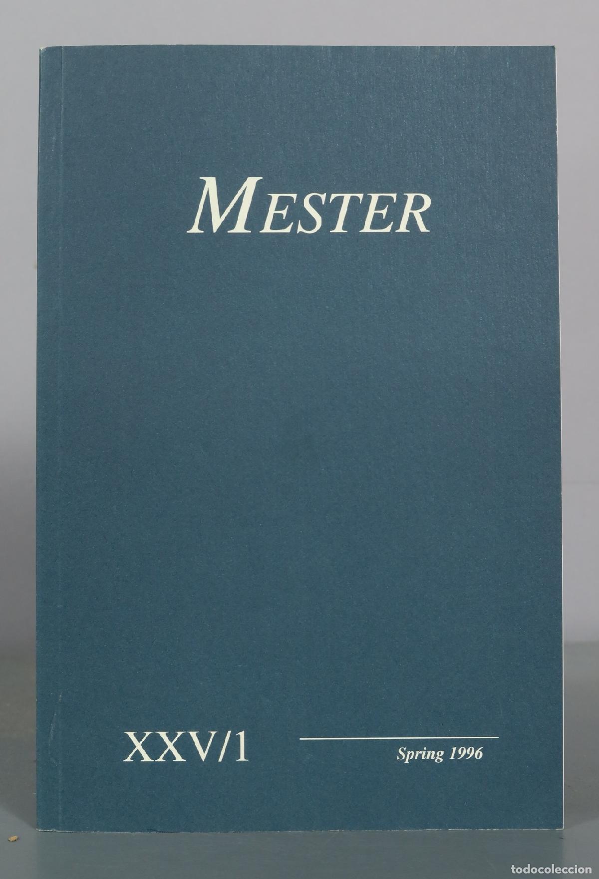 Libros de segunda mano: Mester. XXV/1. 1996. - Foto 1