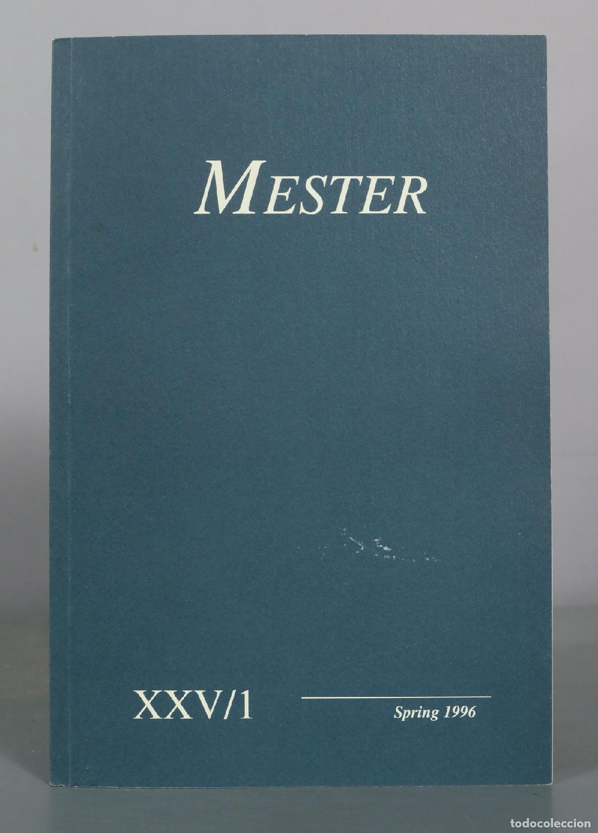 Libros de segunda mano: Mester. XXV/1- 1996.