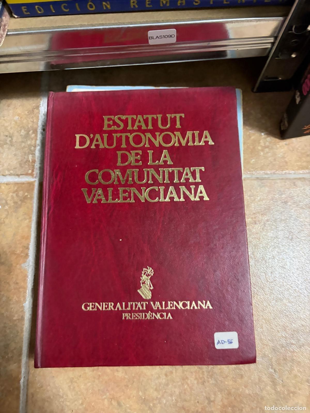 Libros de segunda mano: BLAS109D Estatut d'autonomia de la Comunitat Valenciana Generalitat Valenciana