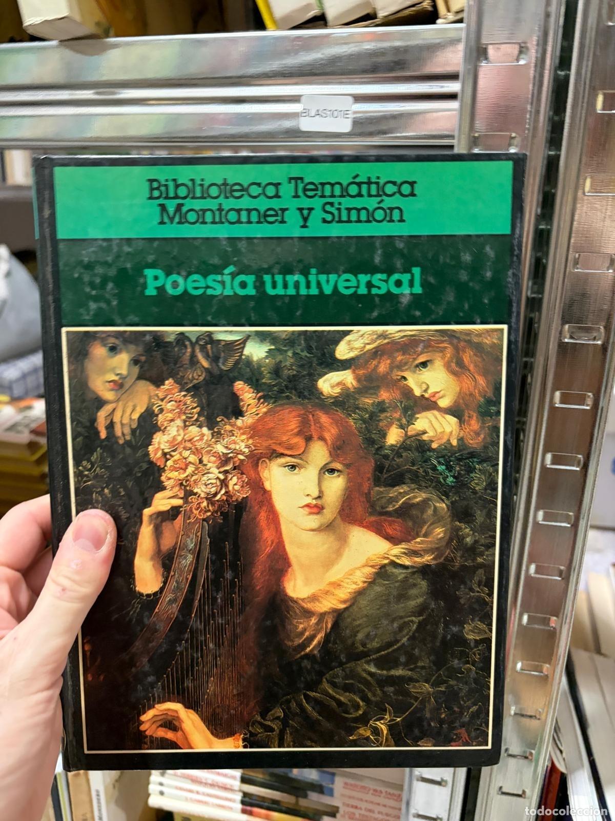 Libros de segunda mano: BLAS101E Poes&iacute;a universal Biblioteca Tem&aacute;tica Montaner y Sim&oacute;n