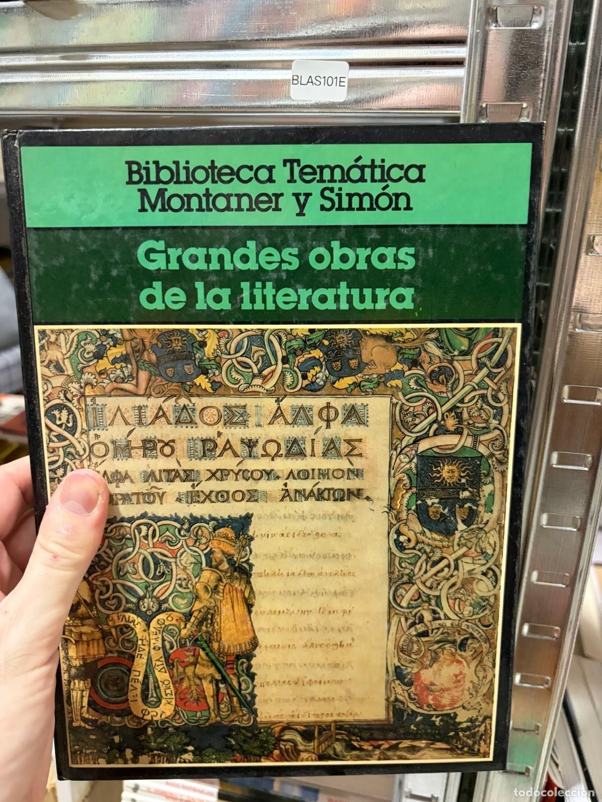 Libros de segunda mano: BLAS101E Grandes obras de la literatura Biblioteca Tem&aacute;tica Montaner y Sim&oacute;n