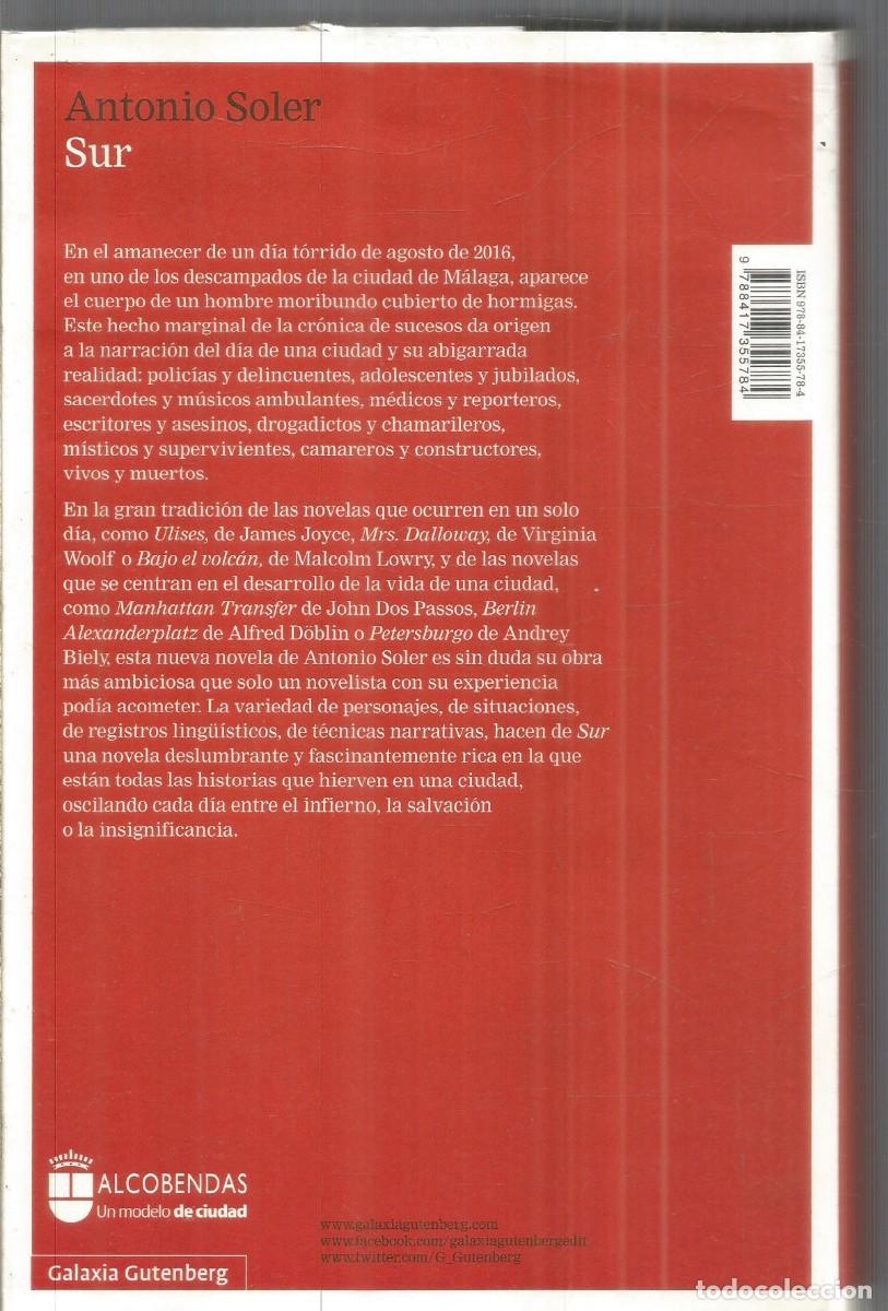 Libros de segunda mano: ANTONIO SOLER. SUR. GALAXIA GUTENBERG - Foto 2