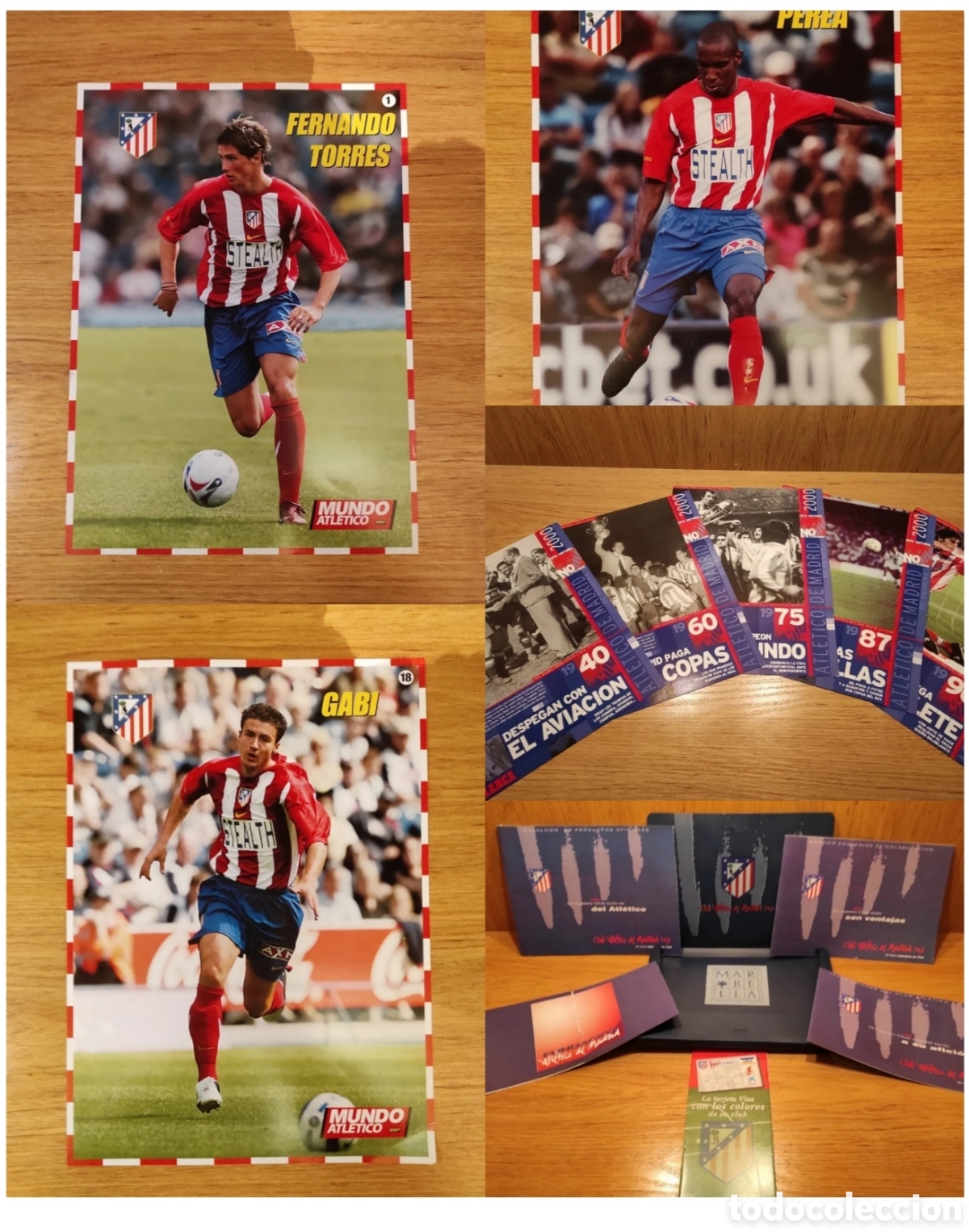 Libros de segunda mano: Lote colecci&oacute;n Atl&eacute;tico de Madrid + Peri&oacute;dicos Mundo Atletico