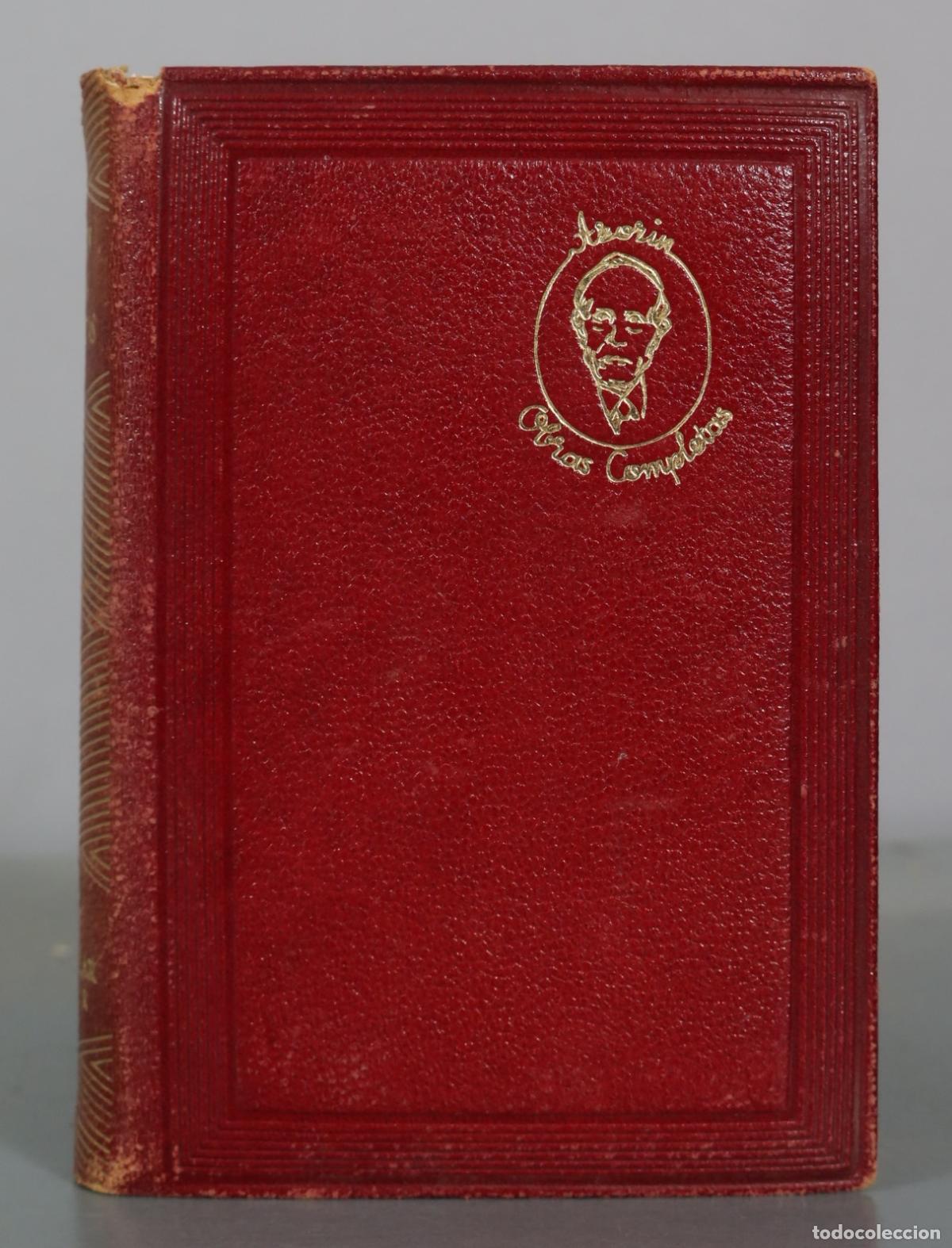 Libros de segunda mano: Obras Completas - Tomo I - Azor&iacute;n - M. Aguilar, Editor 1947