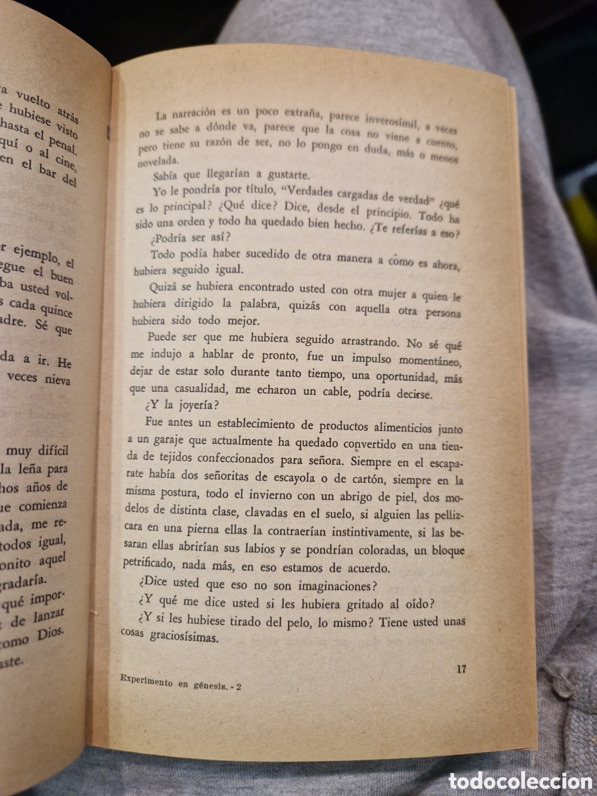 Libros de segunda mano: S&Aacute;NCHEZ ESPESO, Germ&aacute;n Experimento en G&eacute;nesis. - Foto 2